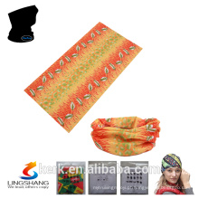 Faça o seu próprio outdoor usando tubo de poliéster, lenço de atacado, bandana sem costura personalizada